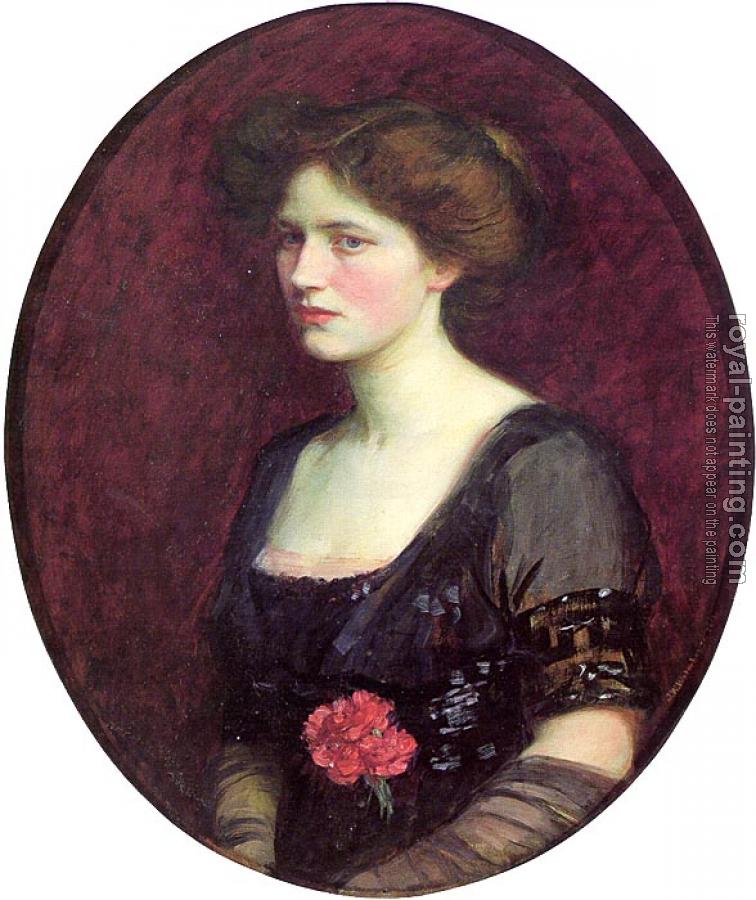 John William Waterhouse : Portrait of Mrs Charles Schreiber